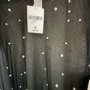 Embellished maxi dress black